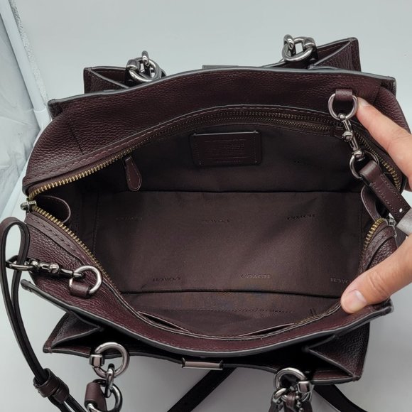 Coach Dreamer Satchel Oxblood 38551 - Picture 7 of 8